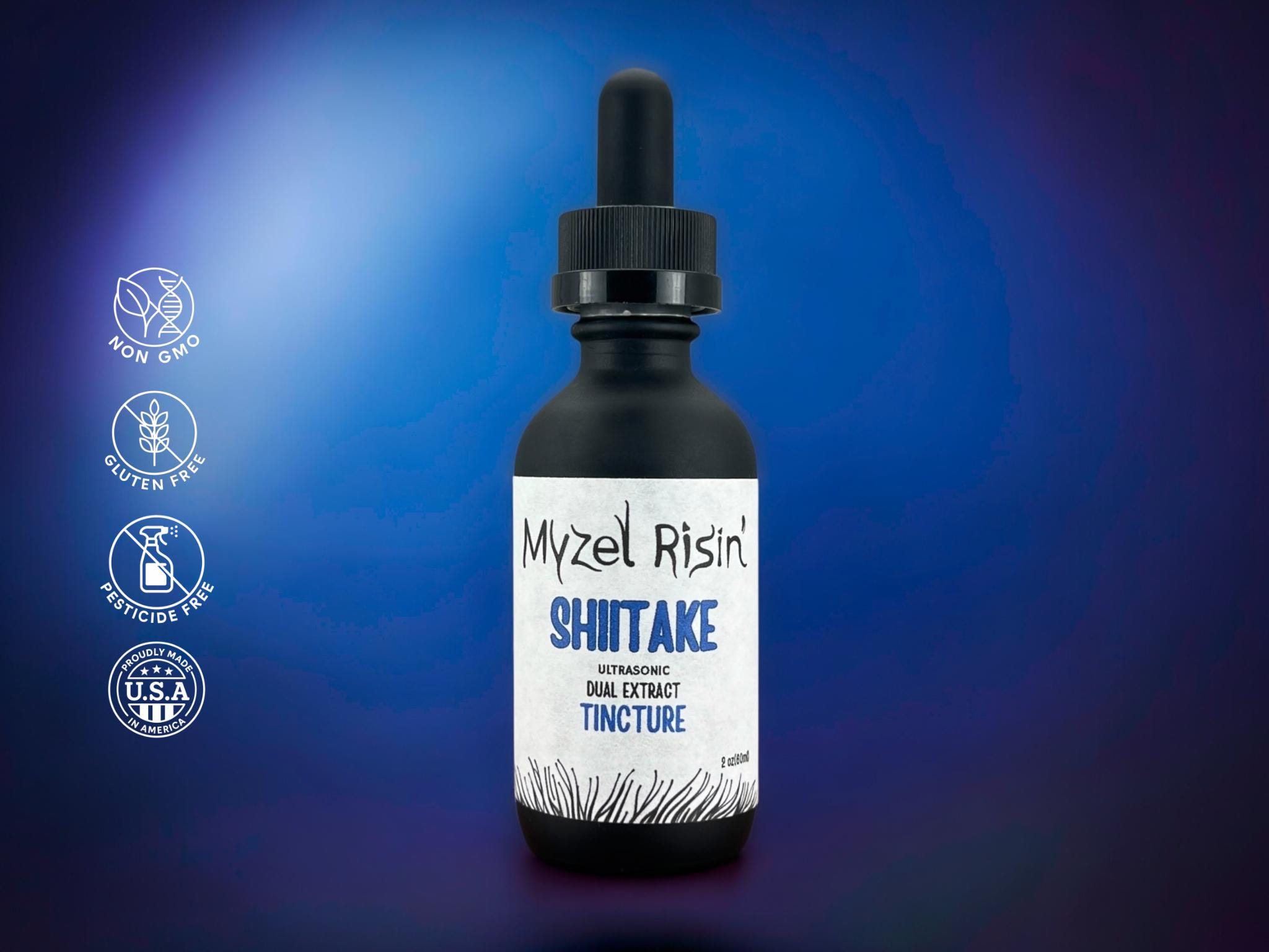 Shiitake Ultrasonic Dual-Extract Mushroom Tincture
