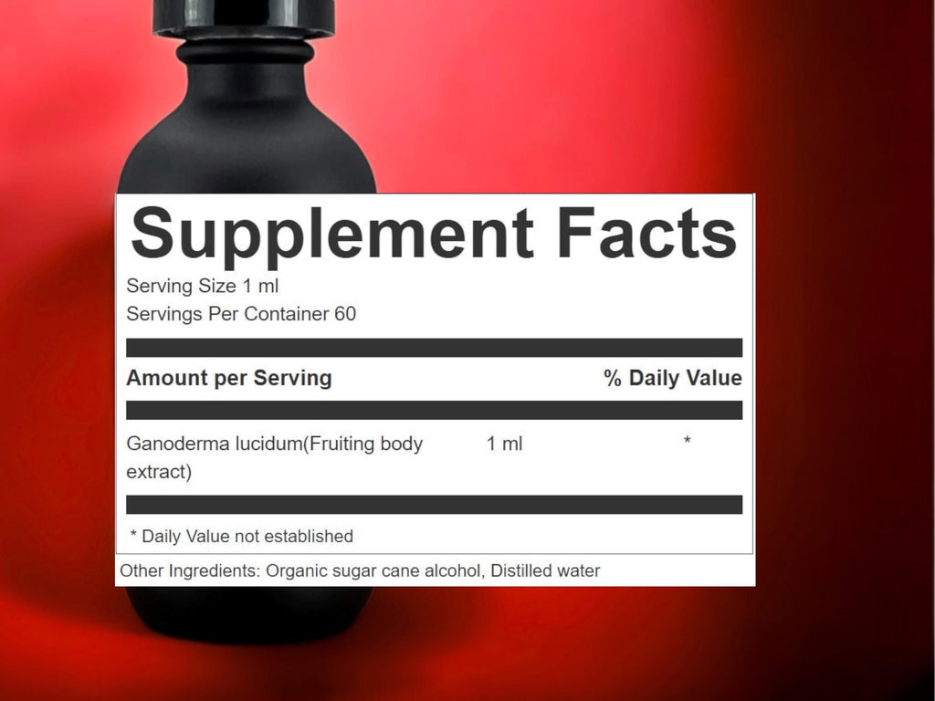 Reishi Ultrasonic Dual-Extract Mushroom Tincture