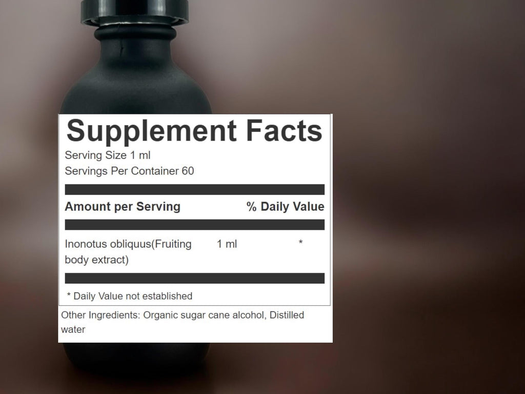 Chaga Ultrasonic Dual-Extract Mushroom Tincture