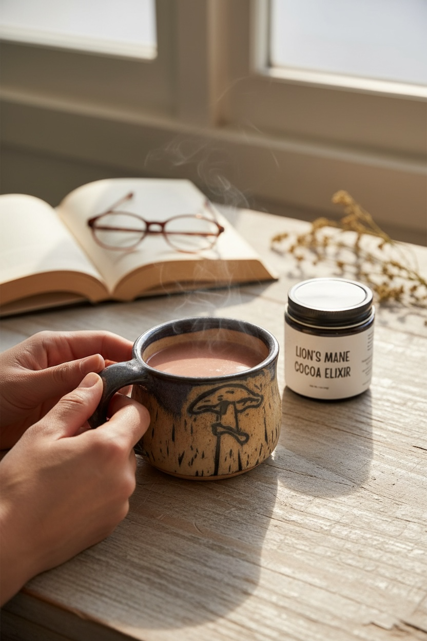 Lion’s Mane Cocoa Powder